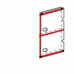Daily Operations Plan Holder, Large, w/Red Strips